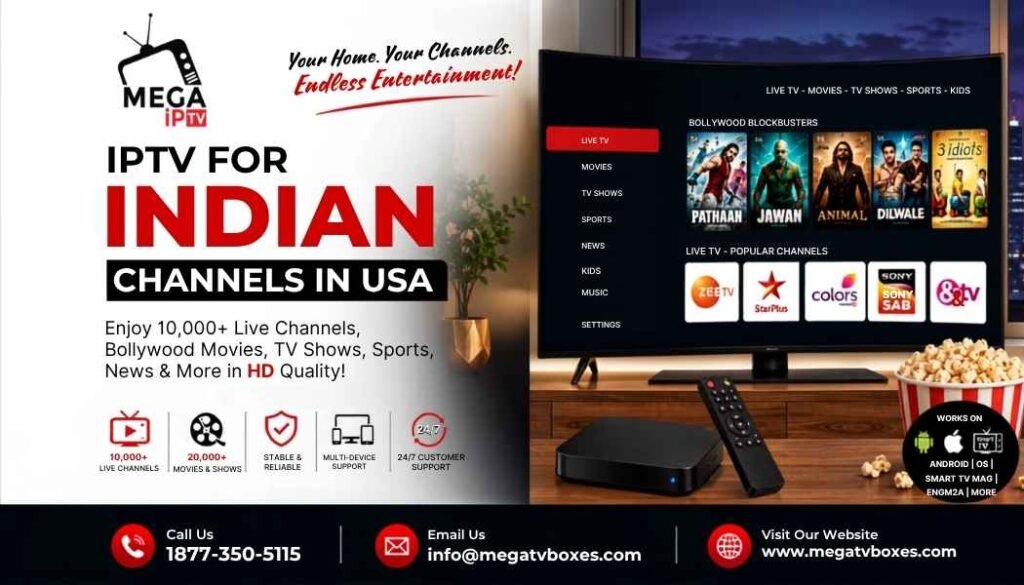 IPTV for Indian Channels in USA